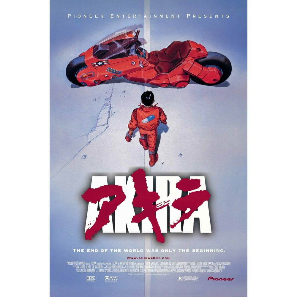 Akira Movie Poster 2001 Re Release Regular Style Size 24 X 36 