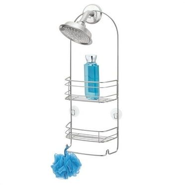 InterDesign Rondo 21 in. H x 5 in. W x 8.75 in. L Silver Shower Caddy