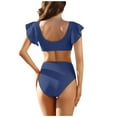 thumbnail image 6 of LYXSSBYX Swimsuits for Women Two Piece Womens Women's Bikini Set Swimwear Sexy Bra Swimwear Beachwea, 6 of 8