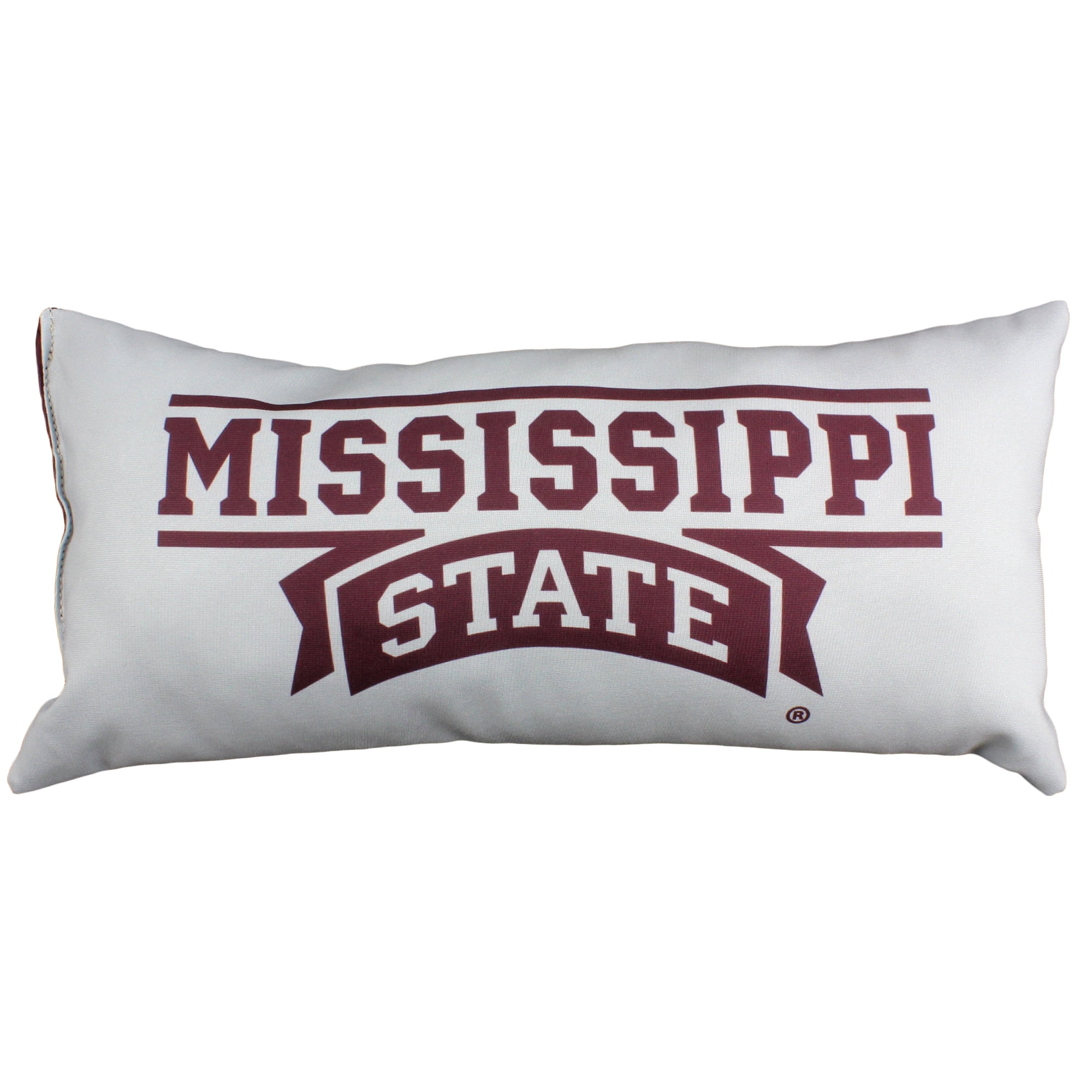 College Covers 16" x 6" Mississippi State Bulldogs Polyester Bolster Pillow