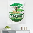 thumbnail image 1 of Safari Tapestry, Savannah with Lion and Green Trees Wilderness Exotic Nature, Fabric Wall Hanging Decor for Bedroom Living Room Dorm, 5 Sizes, Sand Brown Hunter Green, by Ambesonne, 1 of 1