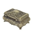 thumbnail image 1 of Boîte à Bijoux en Alliage Rectangulaire Accessoires pour Style Créatif Rétro Rangement de Perles, 1 of 7