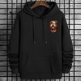 thumbnail image 3 of Big and Tall Men Hoodie Plus Size Hooded Sweatshirt Fleece Pullover 6XLT H2 5KP9 G05, 3 of 8