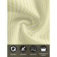 thumbnail image 7 of Yellow Striped Cloth Napkins Set of 6 Reusable Dinner Napkins, Modern Simple Farmhouse Beige Vintage Cocktail Napkin Washable Table Napkins for Wedding/Holiday Party/Baby Shower 20"x20", 7 of 7