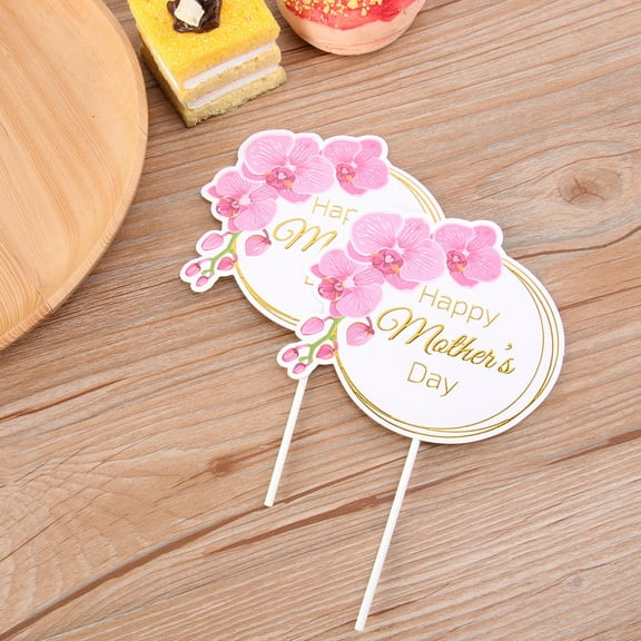 FRCOLOR  10 Pcs Color Flowers Beautiful Cake Decoration Dessert Baby