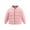 Pink, variant on Otqutp Kids Snap Buttons Puffer Jackets Fleece Lined Quilted Warm Coats Boys Girls Open Front Lightweight Winter Outwear