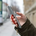 thumbnail image 2 of kwmobile Smartphone Elastic Finger Grip - Phone Holder Strap for One-Handed Use - Universal Adhesive Strap for Secure, 2 of 5