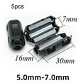 thumbnail image 1 of MYG 5X3.5/5/7/9/13mm Clip de Perles de Ferrite à Noyau Toroïdal Clip de Filtre à Bruit EMI RFI, 1 of 4