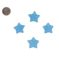 thumbnail image 2 of The Bead Chest Star Sea Glass Pendants, Frosted Matte Eco-Friendly Translucent Recycled Glass Charms for Jewelry & Necklace Making, 2 of 2