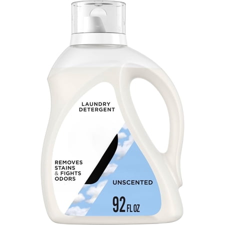 Unscented Liquid Laundry Detergent, 92 fl oz