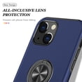 thumbnail image 7 of JTCASES for iPhone 12 Mini Case, Car Mount Bracket 2-layer Hybird Shockproof PC TPU Anti-fall Slim Fit Lightweight Magnetic Cover for iPhone 12 Mini（5.4" 2020) - Blue, 7 of 7