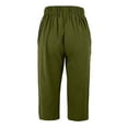 thumbnail image 5 of Posijego Womens High Waist Capri Sweatpants Straight Leg Capri Pants Stretch Jogger Yoga Athletic Cropped Pants with Pockets, 5 of 9