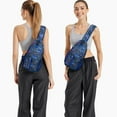 thumbnail image 6 of Crossbody Sling Backpack for Women Men Ocean Life Whale Seastar Fish Turtle Shoulder Sling Crossbody Casual Chest Bag for Travel Sports Running Hiking, 6 of 6