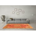 thumbnail image 3 of Ahgly Company Indoor Square Persian Orange Traditional Area Rugs, 7' Square, 3 of 4