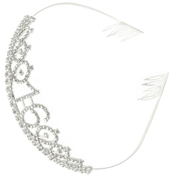 HINTRMENT 1Set Princess Tiara Headband Rhinestone Crystal Crown For 16th Birthday Celebration Hair Accessory