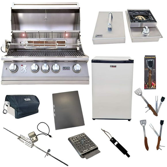 Lion Premium Grills 32-inch Natural Gas package deals (Best of Backyard) (Package Deal D)