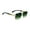 C8, variant on ZX-3117 Men's Square Rimless Sunglasses - Retro Double Bridge, Metal Frame with Wood-Grain Temples, Fashion Eyewear