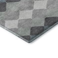 thumbnail image 6 of HomeRoots 679062 5 x 8 ft. Gray, Ivory & Silver Geometric Washable Machine Made Rectangle Area Rug with UV Protection, 6 of 7