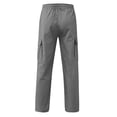thumbnail image 5 of Boys Cargo Pants Pull On Elastic Waist Straight Leg Chino Uniform Pants, 5 of 6