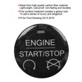 thumbnail image 4 of Fyydes Left-Hand Drive Carbon Fiber Start Stop Button Trim Decoration Fit for Ford Mustang 2015-2019,Car Accessory,Start Button Trim, 4 of 7