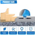 thumbnail image 3 of Dsseng 8Pcs 1/4 Inch Shank Core Box Router Bit Set Carbide Round Nose Router Bits Woodworking Milling Cutter Tool for Wood, 3 of 10