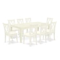 thumbnail image 2 of East West Furniture Dining Room Set Linen White, LGCL9-LWH-C, 2 of 6