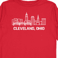 thumbnail image 4 of Inktastic Cleveland Ohio Skyline Boys or Girls Long Sleeve Toddler T-Shirt, 4 of 5
