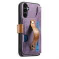 thumbnail image 4 of TECH CIRCLE for Galaxy S24 FE Case 6.7" 2024 Release, Classic Flip Wallet Case with RFID Blocking Card Slots & Cash Pocket & Hand Strap, PU Leather Protective Lightweight Fold Case with Stand, Purple, 4 of 7