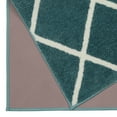 thumbnail image 4 of Mainstays Diamond Plush Teal Runner, 20x60, 4 of 8