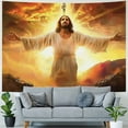 thumbnail image 4 of Nawypu Wall Tapestry and Decoration Jesus Greets You and Welcomes You Back Painting, 4 of 6