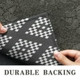 thumbnail image 6 of Boho Black and White Diamond Ethnic Pattern Door Rugs,Washable Non Slip Door Mats Indoor,Decorative Door Mats,Entry Mat Indoor for Entrance,Bedroom,Kitchen,Bathroom,16"x24", 6 of 6