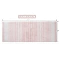 thumbnail image 3 of Home Weavers 100% Cotton Gradation Collection Bathroom Decore | Washable Rug | Bathroom Mat | Kitchen Rug | Bathroom Rug Set | Bath Mat Set | Bath Floor Mat Non Slip, 21"x54", Pink, 3 of 7
