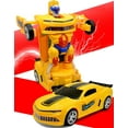 WonderPlay Battery Bumble Bee Transformer Style Car With Lights