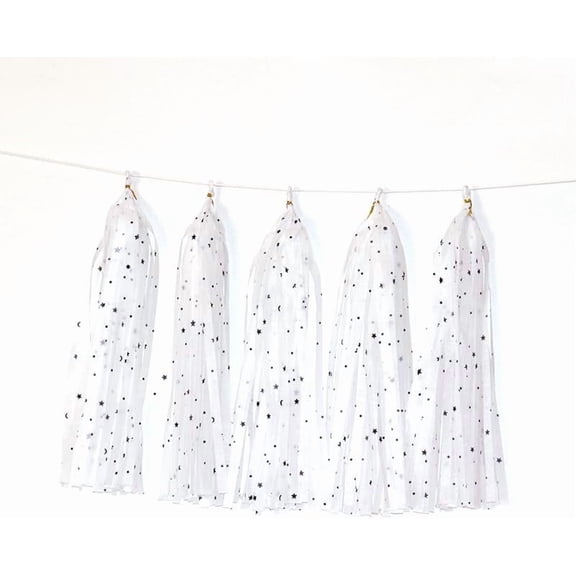 10Pcs Paper Tassel Banners Garlands