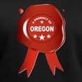 thumbnail image 3 of CafePress - A Product Of Oregon T Shirt - Women's V-Neck Dark T-Shirt, 3 of 4