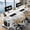 White, variant on 78.74 Inch Two Person Desk With Monitor Stand & Storage Shelves Double Computer Desk Large Gaming Study Writing Table Workstation For Home Office Furniture (White)