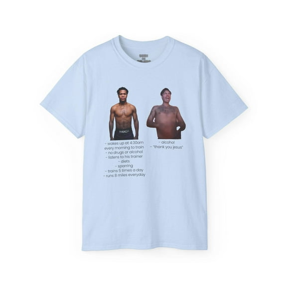 RYAN GARCIA v. DEVIN HANEY MEME BREAKDOWN T-SHIRT | 4 COLORS