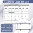 thumbnail image 2 of VOCHIC Magnetic Calendar for Fridge Dry Erase Calendar 16.9" X 11.8" Kitchen Decor, 2 of 5