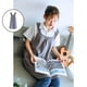 thumbnail image 4 of Delantal de cocina Baoblaze para mujeres con espalda cruzada para hornear jardinería gris, 4 of 8
