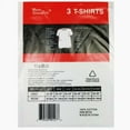 thumbnail image 3 of 3-6 Pcs goyoma White Men Premium 100% Cotton Tag-less T-Shirt Undershirt Crew / V-Neck, 3 of 3