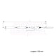 thumbnail image 2 of Cable Chicote Sobremarcha Compatible Con Buick Universal Transmision Thm 700R4 Todos CAHSA Cable Chicote Acelerador, 2 of 6