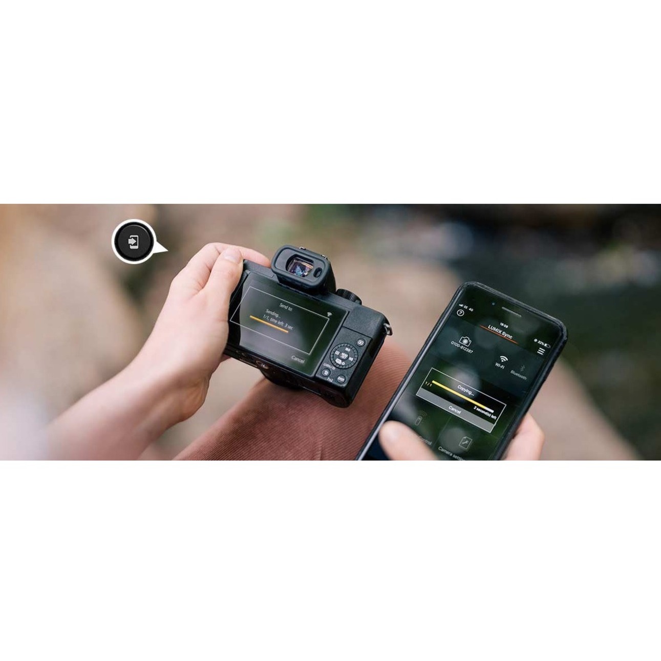 Panasonic Lumix G100 20.3 Megapixel Mirrorless Camera with Lens, 0.47", 1.26" - image 3 of 10