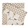 thumbnail image 1 of Vargottam Collection de Luxe Linge de Table Décor Serviette en Coton Tissu Imprimé Serviettes Réutilisables Ensemble de 6, 20 Pouces X 20 Pouces - Oiseaux, 1 of 1