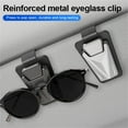 thumbnail image 6 of Sunglass Holders for Car Sun Visor,1 Pack Magnetic Leather Glasses Eyeglass Hanger Clip for Car Accessories, 6 of 8
