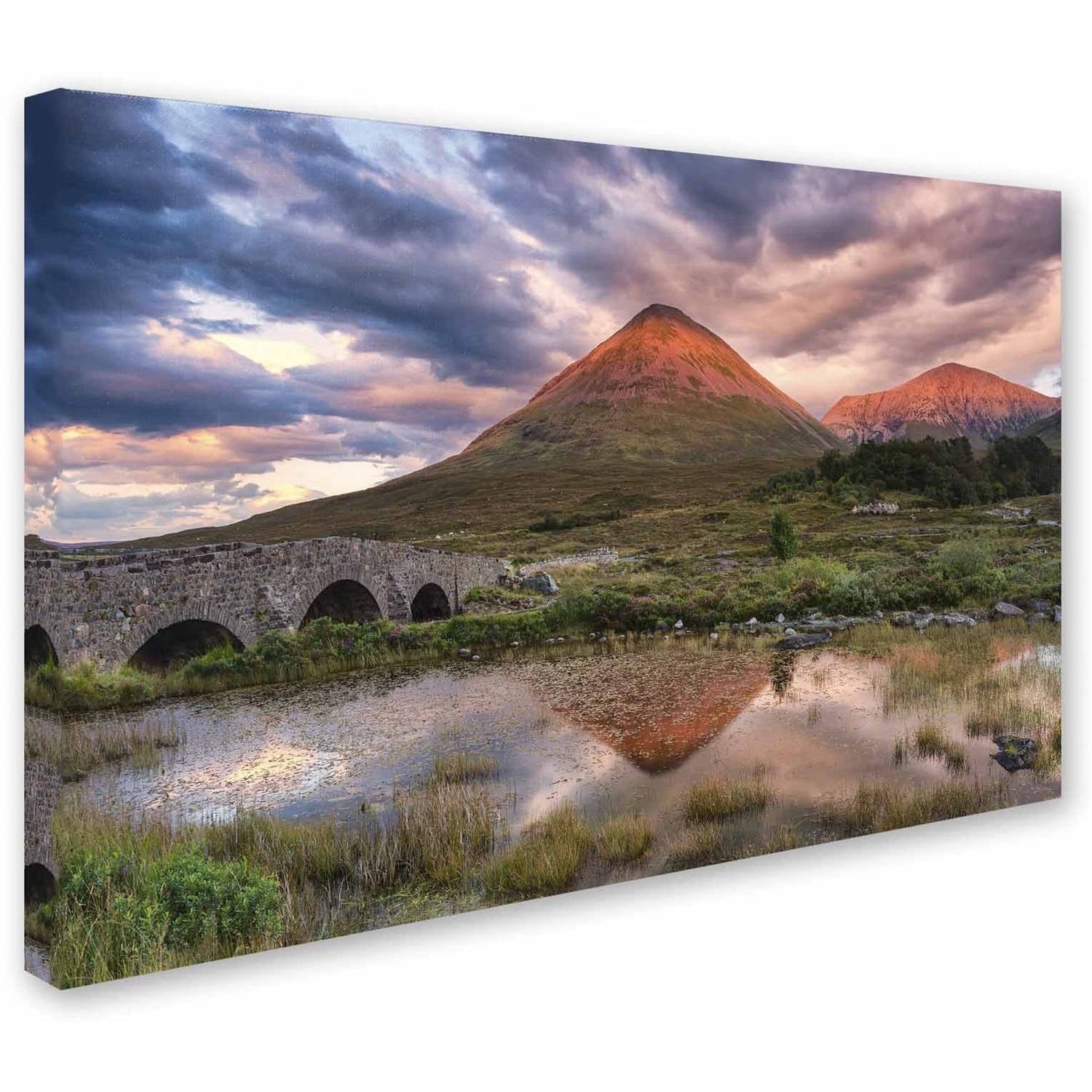 Trademark Fine Art 'Glamaig Sunset' Canvas Art by Michael Blanchette Photography