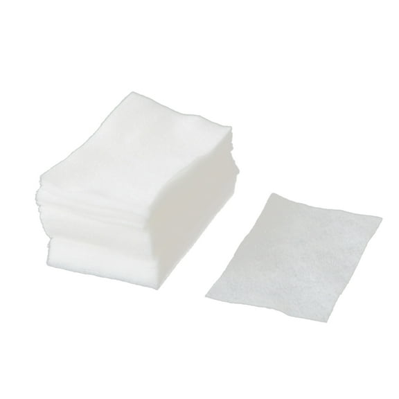 Raindrops Makeup Pads Cotton 400Pack Nonwovens White 6.00X5.00X0.10CM For Skin Care And Nail Polish Wiping