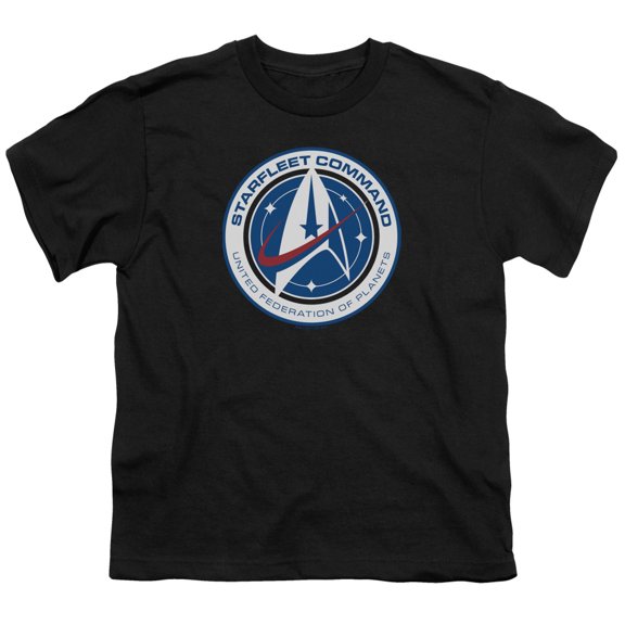 Star Trek Discovery - Starfleet Command - Youth Short Sleeve Shirt - Small