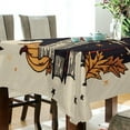 thumbnail image 5 of Yayeee Tablecloths 60" x 60" Rectangle Wrinkle Resistant Party Table Cover, Halloween Cat, 5 of 8