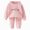 H071-Pink, variant on NOLDARES Baby Boy Girl Pajamas Little Boys Girls Pajamas 2 Piece Train Toddler Sleepwear Fall Winter Clothes Set(H071-Pink)