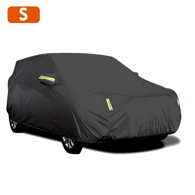 Car Cover Full Sedan Covers with Reflective Strip Sunscreen Protection Dustproof&Waterproof UV Scratch-Resistant Universal S